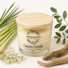 Lote 100 Velas Aromáticas Artesanais Classic 100g para Revenda