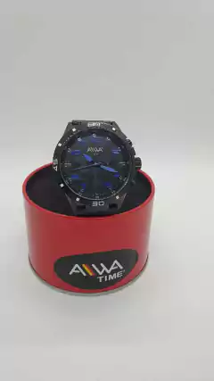 AIWA TIME - RELOJ MALLA CUERO, CABALLERO, SUMERGIBLE 5ATM (art. 10306 001AZ) en internet