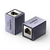 Acoplador STP (Extensor de Cable Ethernet RJ45) | 10Gbps | Blindado | Compatibilidad con Cat8 Cat7 Cat6 Cat5e | Hasta 100 metros | Aleación de Aluminio - dondetedije