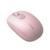 Mouse Inalámbrico 2.4G 800/1200/1600/2400 DPI / Función de 3 botones / Alcance 10m / Silencioso / Ergonómico / Anti-caída y Anti-interferencias / Color Dusty Pink / Batería Alcalina AA (incluida).