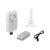 Kit de radios B5X, rango de frecuencia extendida (4.9 a 6.4 GHz), incluye inyector POE50V, cable de alimentación y montaje universal para tubo o poste o mástil