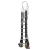 Escalera de Fibra de Vidrio con Jaula y Peldaños de Aluminio de 8'-14' (2.44 - 4.27 m). Sin Ajuste en Ruedas (RATCHET™ Leveler) (SKU:18515-240). - tienda en línea