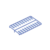 Paquete de 100 Iconos de Datos de Instalación a Presión, Para Jacks Mini-Com de Panduit, De Plástico, Color Azul - tienda en línea