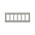 Placa de pared para 6 espacios - comprar en línea