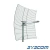 Antena Base Direccional, Rango de Frecuencia 2400 - 2483 MHz, 24 dBi de Ganancia.