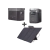 Kit de Estación de Energía Portátil 2048Wh + Batería Externa 2048Wh + Panel Solar Flexible 400W (4096Wh Totales)