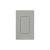 Tapa ciega color gris.