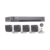 (MICRÓFONO INTEGRADO) KIT TURBOHD 5 Megapixel / DVR 4 Canales / 4 Cámaras Bala con Micrófono Integrado (exterior 2.8 mm) / Fuente de Poder / Accesorios de Instalación - comprar en línea