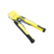 Pinza multifuncional Pelacables, con terminal de pestaña, prensado automático de color amarillo.