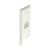 Placa de Pared Vertical, Salida Para 2 Puertos Keystone, Color Blanco Mate en internet