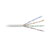 Bobina de cable de 305 m, ( 1000 ft ), Cat5e, alto rendimiento, color blanco, UL, para aplicaciones en video vigilancia, redes de datos. Uso en interior en internet