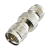 Adaptador en Línea, de Conector Mini UHF Macho a TNC Hembra, Níquel/ Oro/ Teflón.