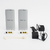 Kit Enlace Inalámbrico de 500 m Preconfigurado + Ajuste Automático de Potencia / Hasta 300 Mbps / Doble Puerto LAN - dondetedije