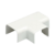 Conexión en "T", para uso con canaleta LD3, material ABS, Color Blanco Mate