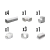 Kit de Canaletas Para la Organización de Tuberías y Cables Eléctricos en Instalaciones de Aire Acondicionado, Uso en Interiores y Exteriores, PVC Rígido, Ideal Para Minisplit, Contenido de Kit (11 Piezas), (3000-00000) en internet