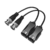 Kit de Transceptores (Baluns) con Terminal PUSH SUPERIOR PIG TAIL en ambos conectores, Resolución 4K , Cable flexible COAXIAL Blindado / COAXITRON / AUDIO POR COAXITRON /Conector 100% COBRE / Calidad PREMIUM