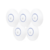 Paquete de 5 Access Point UniFi, doble banda 802.11ac, MIMO 2X2, soporta 100 clientes, hasta 867 Mbps, para interior, PoE 802.3af.