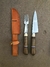 Juego de cuchillo y tenedor doble. en internet