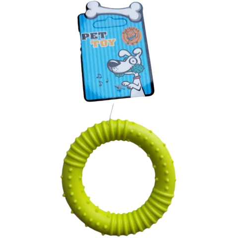 Brinquedo Mordedor Argola De Borracha Resistente Para Pets - Wave Dog  Distribuidora Ltda