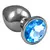 Plug Anal M Em Aço Com Pedra Mega Import - Luv Sex Shop