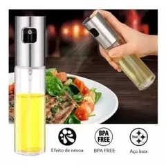 Pulverizador de óleo para cozinhar, pulverizador de azeite de oliva, frasco spray de óleo de oliva de 100 ml - Borrifador Spray - Loja Infinity eletrônicos