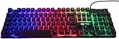 TECLADO GAMER SEMI MECÂNICO KNUP MADSET 2043/A COM LED - comprar online