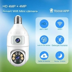 CÂMERA DE BOCAL WIFI DUPLA 360 na internet