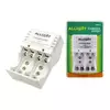 Carregador de Pilha Recarregável Para Aa/Aaa/Bateria 9V Bivolt U