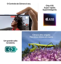 Iphone 16 128 GB ( NOVO ) ( Consultar cores disponíveis) - comprar online
