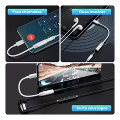 Cabo Adaptador Fone Ouvido P2 Para Samsung - comprar online