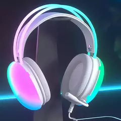 Headset Gamer Delta Gamenote F5016 Rgb Branco Aitek - comprar online