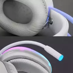Headset Gamer Delta Gamenote F5016 Rgb Branco Aitek na internet