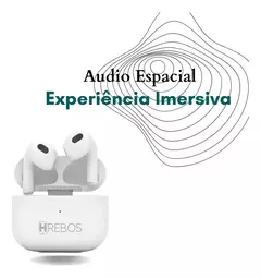 Fone Bluetooth Hrebos Hs-504 - 8h De Uso Bluetooth 5.0 - Loja Infinity eletrônicos