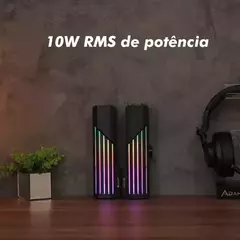 Caixa De Som Soundbar KP-RO824 Gamer Para Pc Computador Notebook Usb Cor Preto - comprar online