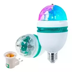 LÂMPADA GIRATÓRIA RGB ECOODA - EC998 - Loja Infinity eletrônicos