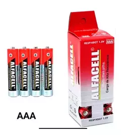 COMBO 4 PILHAS ALFACELL AAA - comprar online