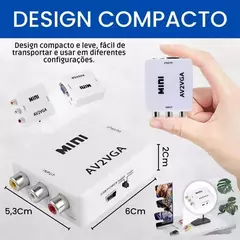 Adaptador Av Vga Conversor Av Rca Para Vga - loja online
