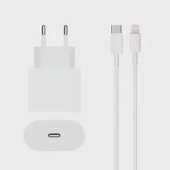 CARREGADOR APPLE 25W TIPO-C P/ LIGHTNING