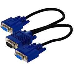 cabo adaptador vga para 2 monitores