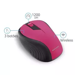 MOUSE SEM FIO MULTILASER 1200 DPI 10 METROS DE ALCANCE - comprar online