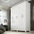 Guarda-Roupa Casal 6 Portas Falco Yescasa Branco Fosco Liso