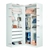 Guarda-Roupa de Canto 4 Portas 4 Gavetas Tuim Yescasa Branco Fosco Liso na internet