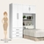 Guarda-Roupa Solteiro com Cabeceira 4 Portas Cancun J&A Móveis Branco - loja online