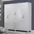 Guarda Roupa Casal 6 Portas 3 Gavetas Toledo Espresso Móveis Branco