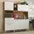 Armário de Cozinha 6 Portas 2 Gavetas Select Demobile Amêndoa/Branco