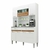 Armário de Cozinha 8 Portas 2 Gavetas Ônix Chf Branco/Carvalho - comprar online