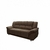 Sofá 3 Lugares 184cm Cordoba Hellen Estofados Marrom - comprar online