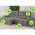 Sofá Connect Premium 2,00m Assento Retrátil/reclinável com Porta Copos e Entrada Usb Suede Cinza Cinza - comprar online