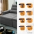 Sofá Retrátil/Reclinável Arizona 2,30m Suede Velut Cinza - King House Cinza na internet