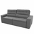 Sofá Retrátil/Reclinável Arizona 2,30m Suede Velut Cinza - King House Cinza - Moreira Móveis